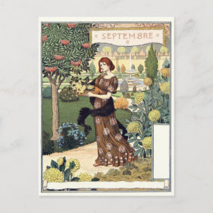 Jugendstil-Postkarte Postkarte