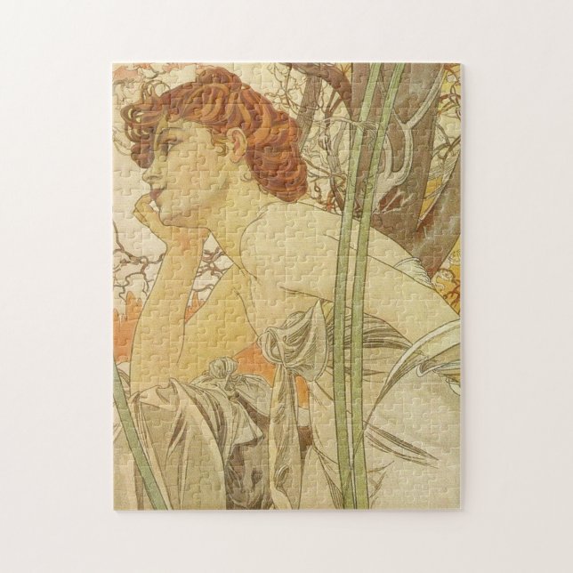 Jugendstil-Puzzle (Vertikal)