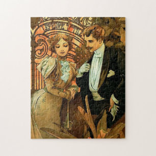 Jugendstil-Puzzle