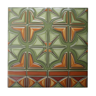 Jugendstil-Reproduktion Fliese