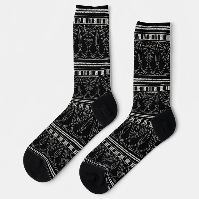 Jugendstil-Socken Socken (Linkes Detail)