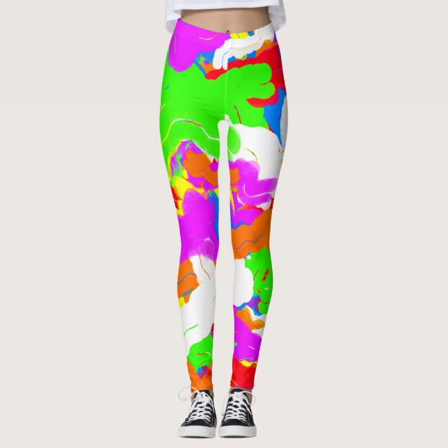 Jugendstil Stilrichtungen Stilvolle künstlerische  Leggings (Vorderseite)
