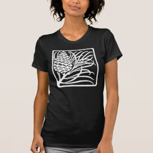 Jugendstil-Tannenzapfen T-Shirt