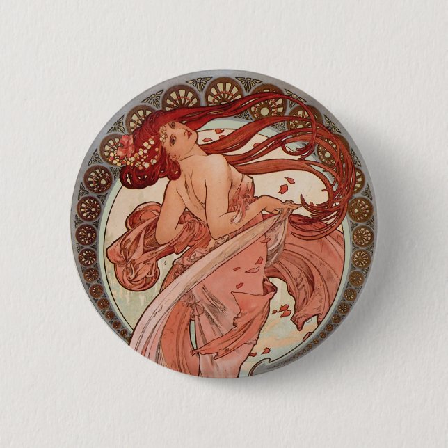 Jugendstil - Tanz Button (Vorderseite)