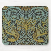 Jugendstil-Tapeten-Mauspad