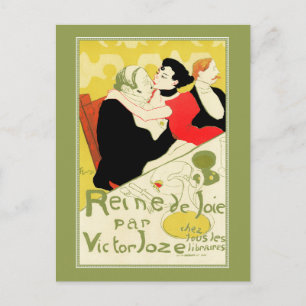 Jugendstil: Toulouse Lautrec - Reine de Joie Postkarte