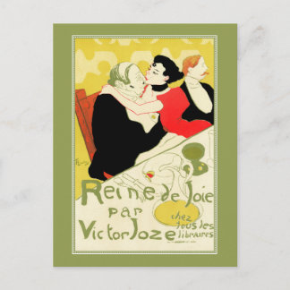 Jugendstil: Toulouse Lautrec - Reine de Joie Postkarte