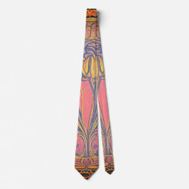 Jugendstil und persische Kunst - inspirierte digit Krawatte