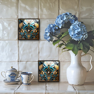 Jugendstil Vintage  Fliese