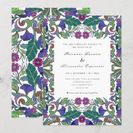 Jugendstil Vintage Hochzeit Einladung