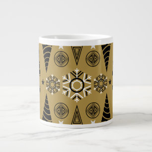 Jugendstil-Weihnachtsdekoration Jumbo-Tasse