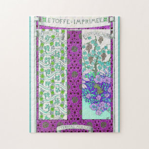 Jugendstil Weinreben florales vintage Papier co
