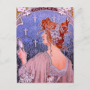 Jugendstil-Werbung Postkarte