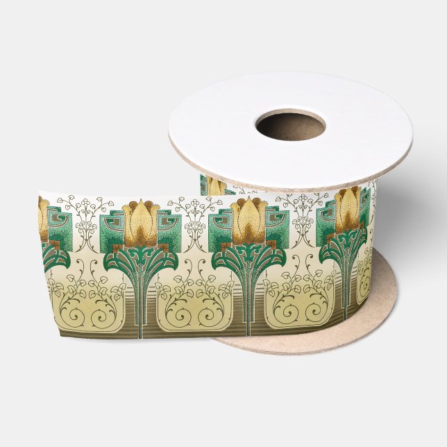 Jugendstil-Wiederholungstaktik Satinband (Spule)