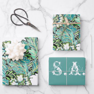 Jugendstil-William morris-Anenie Geschenkpapier Set