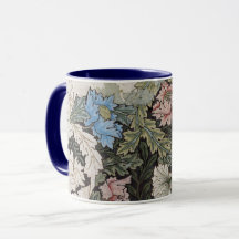 Jugendstil-William-Morris-Blumenmuster-Skizze