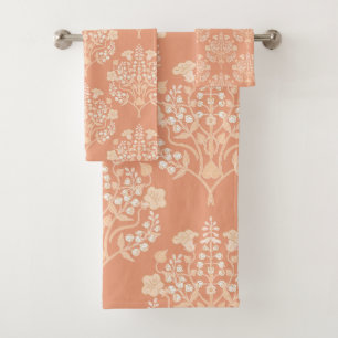 Jugendstil William-Morris Muster Badhandtuch Set