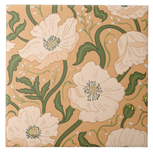 Jugendstil William-Morris-Muster Fliese