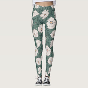 Jugendstil William-Morris Muster Leggings