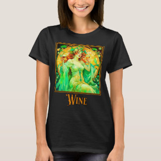 Jugendstil-Wine T-Shirt