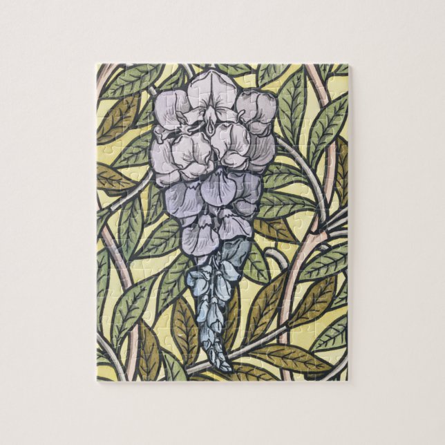 Jugendstil Wisteria-Blumenmuster   (Vertikal)