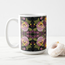 Jugendstilgarten Stiefmütterchen Kaffeetasse