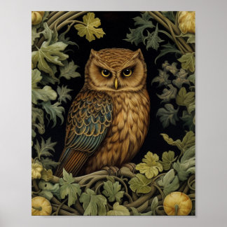 Jugendstilkauz im Wald Poster