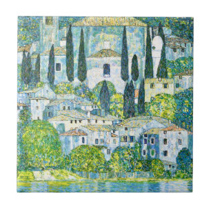 Jugendstilkirche Cassone von Gustav Klimt Fliese