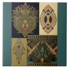 Jugendstilmuster Christopher Dresser Fliese