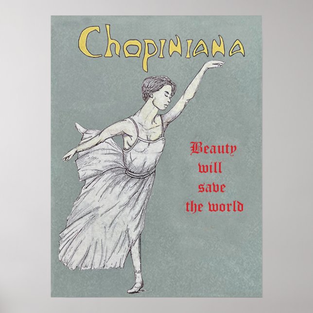 Jugendstilplakat Poster (Vorne)