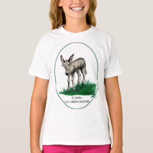 Jugendt-shirt mit Baby-Esel, Johannes, USVI T-Shirt