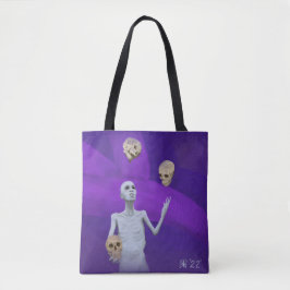 Juggler Juggling Skulls Fantasy Art Graphic Tasche