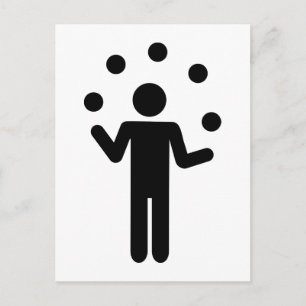 Juggler Postkarte