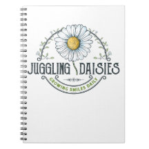 Juggling Daisis Logo-Notebook