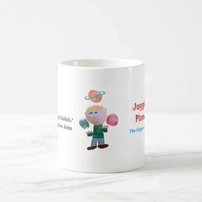 Juggling Planets Offiziell Coffee Tasse (Mittel)