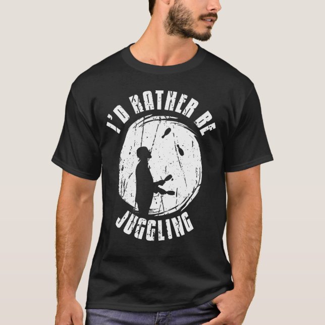 Juggling Vater Juggle Father Juggler T-Shirt (Vorderseite)