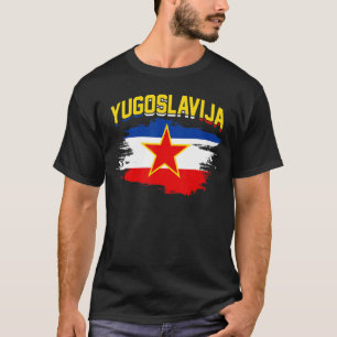 Jugoslawien Flag SFRJ Tito Jugo Serbien Kroatien T-Shirt