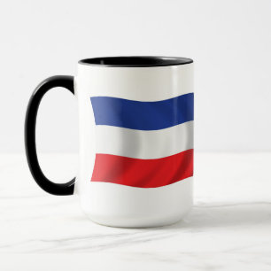 Jugoslawien Flagge Tasse