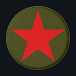 Jugoslawien Red Star Magnet<br><div class="desc">Roter Stern,  Zentralvorstand in der sozialistischen Bundesstaatlichen Republik Jugoslawien und Internationales Symbol für den Kommunismus</div>