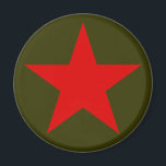Jugoslawien Red Star Magnet<br><div class="desc">Roter Stern,  Zentralvorstand in der sozialistischen Bundesstaatlichen Republik Jugoslawien und Internationales Symbol für den Kommunismus</div>