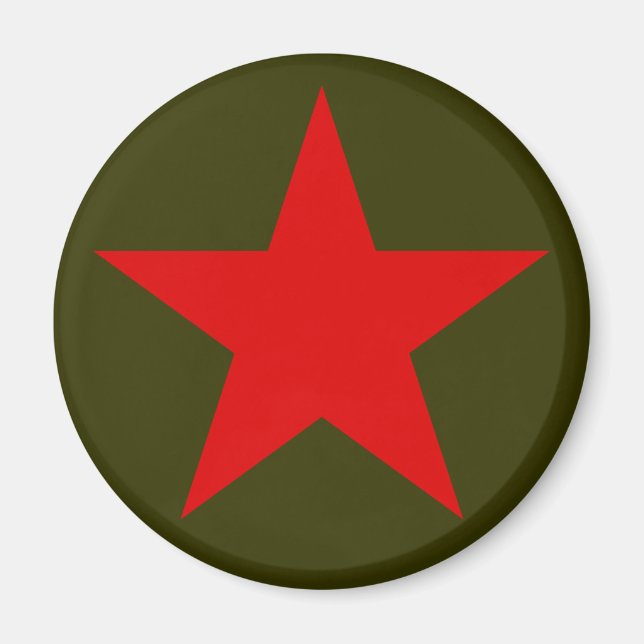 Jugoslawien Red Star Magnet (Vorne)