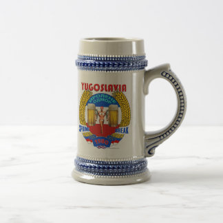Jugoslawien Spring Break 1980 Stein Bierglas