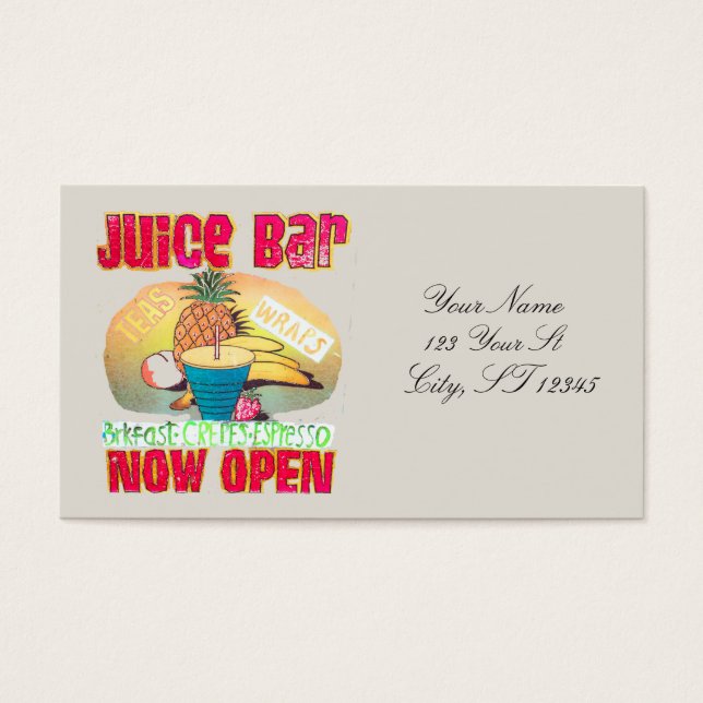 Juice Bar Sign Thunder_Cove (Vorderseite)