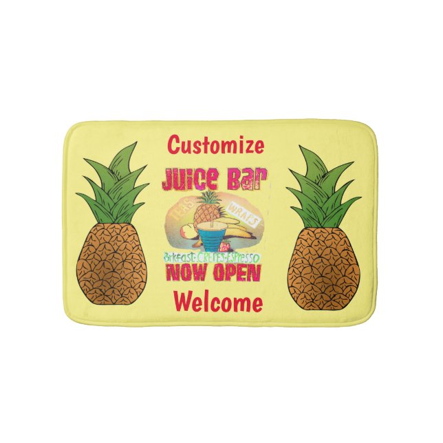 Juice Bar Sign Thunder_Cove Badematte (Vorderseite)