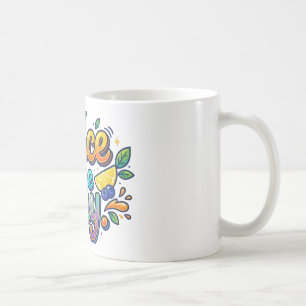 Juice the Day – Lustige Zitrus-Motivation  Kaffeetasse