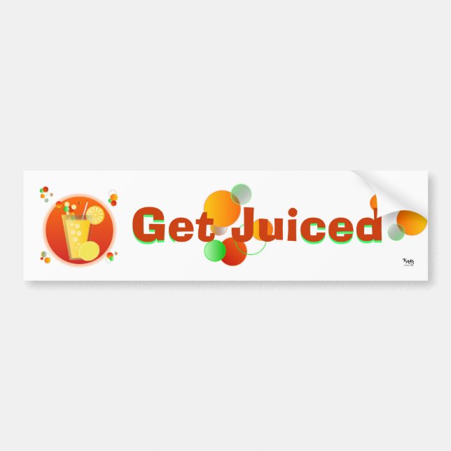Juiced Autoaufkleber (Vorne)