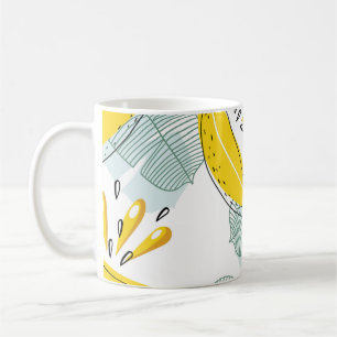 Juicy Bananas Vintages Muster Kaffeetasse