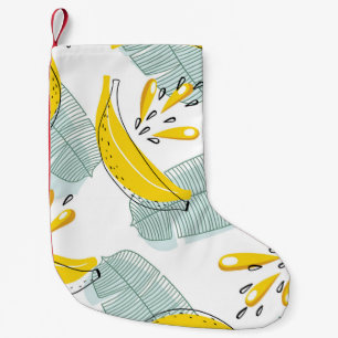 Juicy Bananas Vintages Muster Kleiner Weihnachtsstrumpf