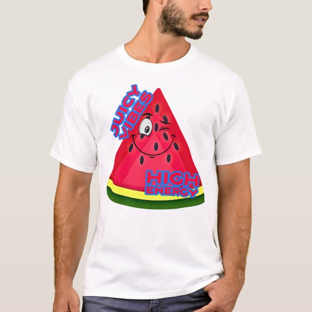 JUICY BIETT HOHE ENERGIE! T-Shirt (Vorderseite)