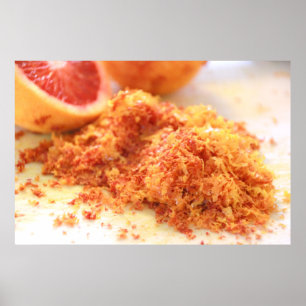Juicy Citrus Blood Orange und Zest Poster